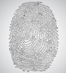 Digital Finger Print Vector