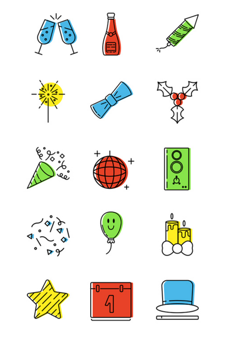 15 Small Christmas Icons