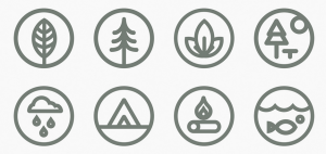 Great Outdoors Icon Set