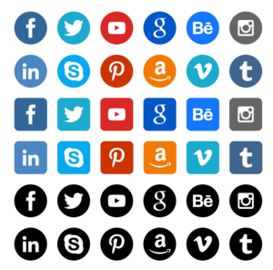 36 Rounded Social Media Icons