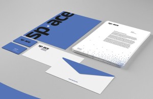 Blue and White Branding & Stationery Mockups PSD