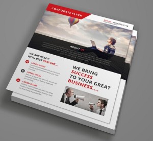 Print Ready Corporate Flyer Design PSD