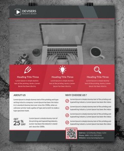 Modern Corporate Business Flyer Template (3 Colors)