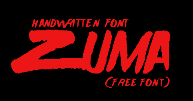 Zuma Handwritten Font