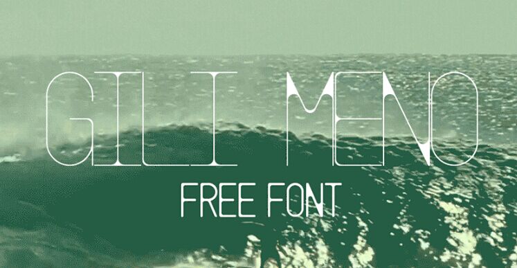 GILI MENO Display Font