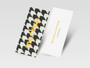 Slim Stylish Business Card PSD Template