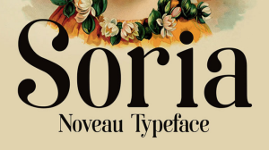 Soria Display Font