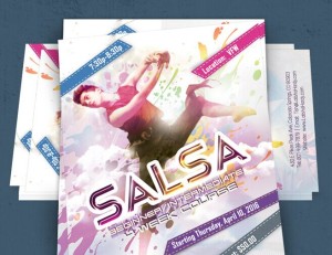 Customizable Dance Flyer PSD Template