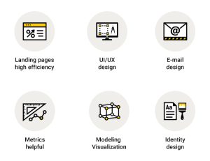 6 Design Studio Vector Icons