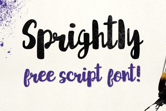 Sprightly Script Font