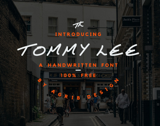 Tommy Lee HandWritten Font