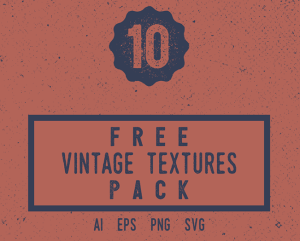 10 Vintage Vector & PNG Textures