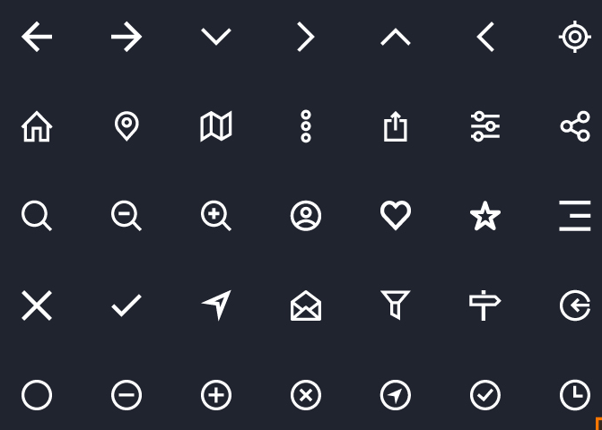 35 Minimal Web Line Icons Vector