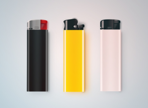 Realistic Lighters PSD