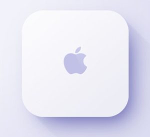 Flat Mac Mini Icon PSD