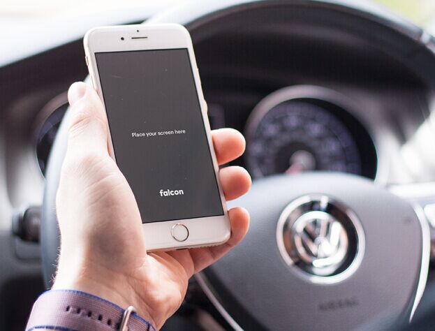 iPhone 6S In Car PSD Mockup