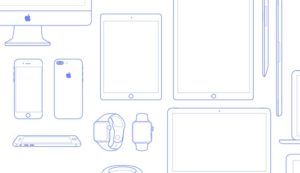 apple-devices-line-icons-vector