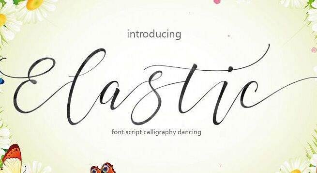 elastic-handdrawn-font