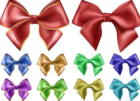 sleek-satin-ribbon-bow-vector-set-3