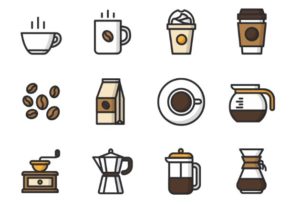 12-vector-coffee-icons