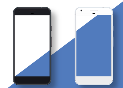 black-and-white-google-pixel-vector-templates