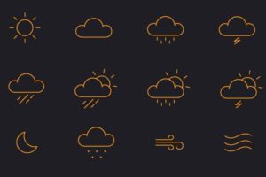 12-minimal-vector-weather-icons