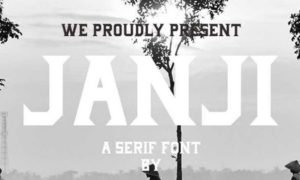 janji-typeface