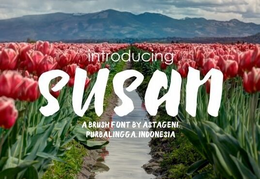 susan-brush-font