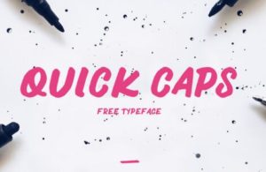 QUICK CAPS Typeface