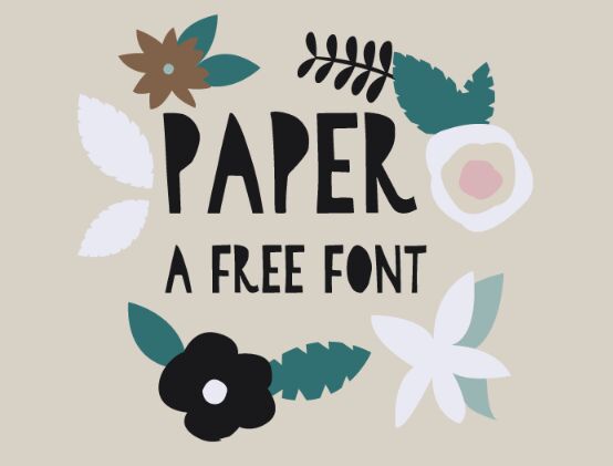 Paper Cut Typeface