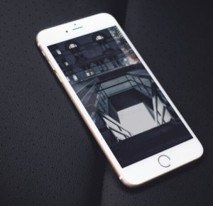 3D White iPhone PSD Mockup