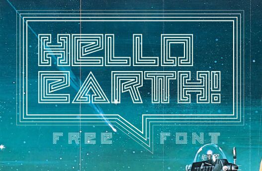 HELLO EARTH Font