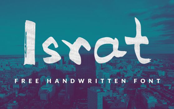 Israt Brush Font