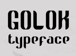 Golok Font