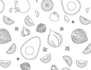 Guacamole Vector Pattern