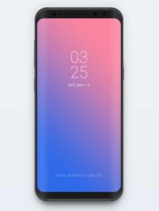 Minimal Samsung Galaxy S8 Mockup PSD