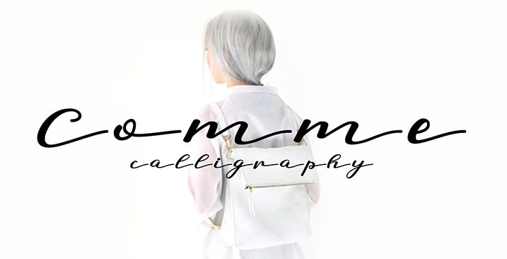 Comme Handwritten Calligraphy Typeface