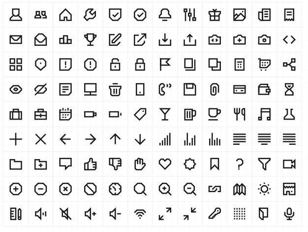 100+ Web Application Line Icons Vector