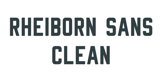 Rheiborn Sans Clean Font