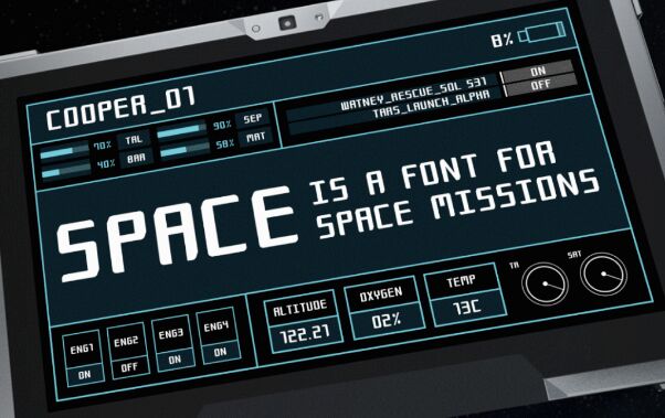 Space Mission Font