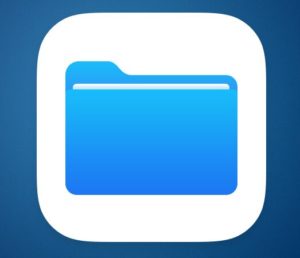 iOS 11 Files Icon PSD