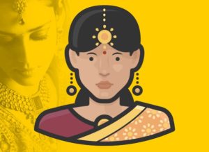 Indian Woman Avatar Vector