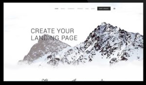 Light Modern Landing Page PSD Template