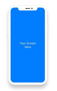 Super Flat Light iPhone X Template PSD