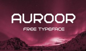 Auroor Geometric Font