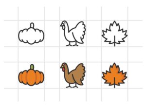 12 Flat Thanksgiving Vector Icons