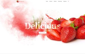 Delicious Landing Page Template For Photoshop