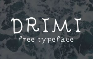 Drimi Handwritten Typeface