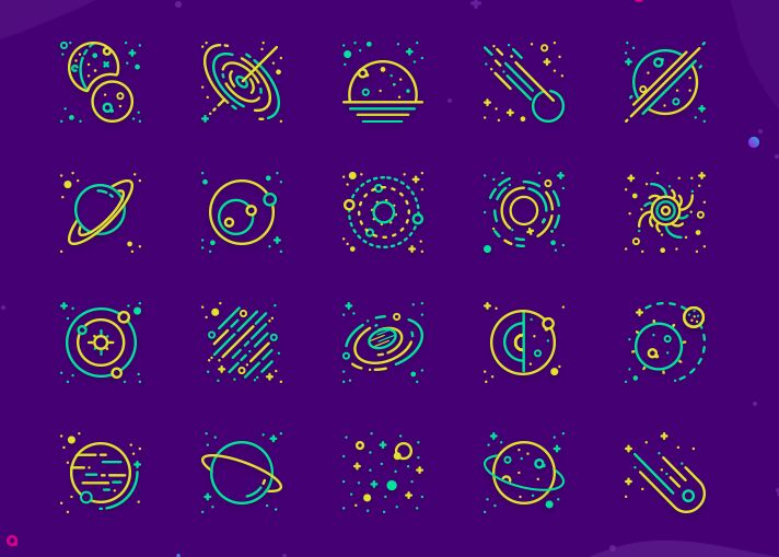Download Free Fancy Space Vector Icons - TitanUI