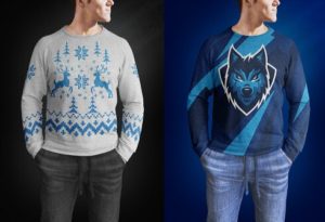 Mens Sweaters Mockup PSD